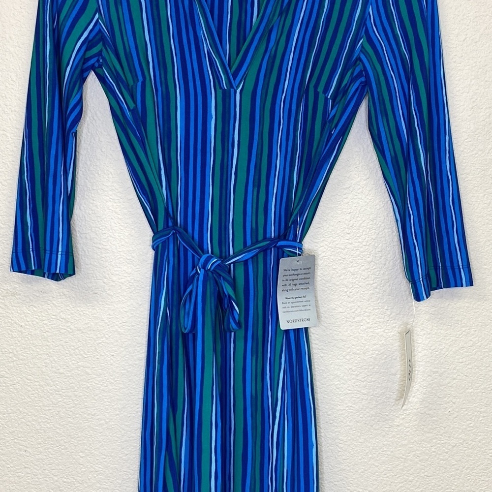 dm collection Striped Jersey Dress NWT Size 0 - Picture 3 of 15